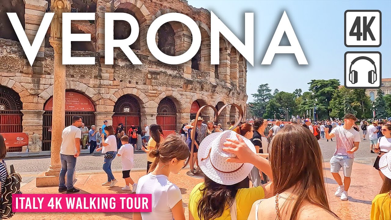 Immersive street-level walking tour through Verona, Italy, showcasing authentic urban landscapes, local architecture, and the vibrant atmosphere of the city's neighborhoods