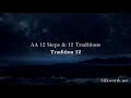 25 AA 12 12 Tradition 12