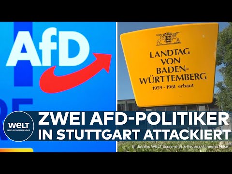 Video Thumbnail: STUTTGART: Angriff auf zwei AfD-Politiker vor dem Landtag!