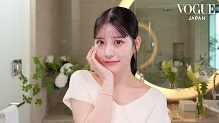 FRUITS ZIPPER 月足天音の美肌ルーティン。ストレスフリーなスキンケアとちょっぴり大人なアイドルメイク。| Beauty Secrets | VOGUE JAPAN & SK-II