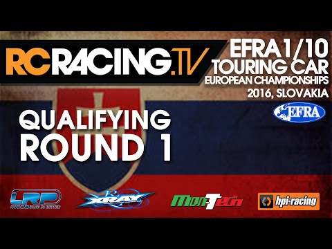 EFRA 1/10th ISTC Euros 2016 - Qualifying Rnd 1 Top Heat!
