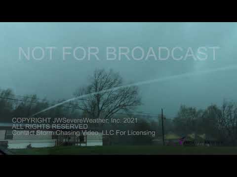 3/25/2021 - Jesse Walters/Connor Healey - Calera/Columbiana, AL - Tornado And Damage