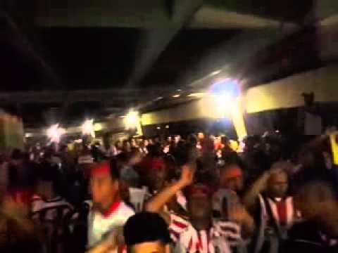 "Es La Primera Barra" Barra: Frente Rojiblanco Sur &bull; Club: Junior de Barranquilla