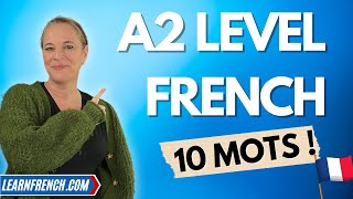 If you know ALL these words you're at least A2 level in French!