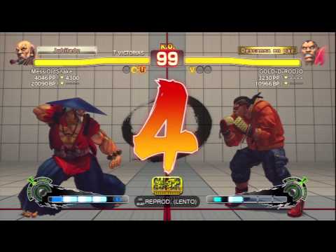 MessiOldSnake (Gouken) VS GOLD D RODJO (Balrog)