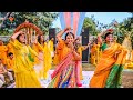 Bride Groom and Friends Haldi Performance Indian Weddings | 90's songs