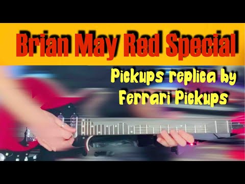Brian May Red Special pickups replica by Ferrari Pickups