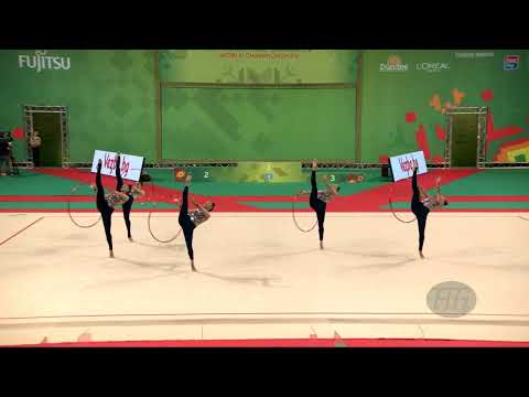 Georgia (GEO) - 2022 Rhythmic Worlds, Sofia (BUL) - Qualifications 5 Hoops