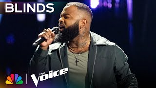 Kolby Cordell Lives His Dream with His Cover of &quot;Never Too Much&quot; | The Voice Blind Auditions | NBC