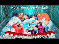 CAMPING HUJAN DERAS MERAYAKAN HUT RI KE 80 BERSAMA ANAK DAN ISTRI DI TENGAH HUTAN