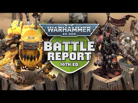 BANTER BATREP - World Eaters vs Orks - Warhammer 40k Battle Report Ep 5