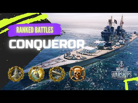 Burning Fury: Power of the CONQUEROR Battleship World of Warships #wows #worldofwarships #gaming