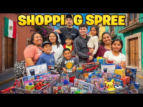 WE TOOK A BIG FAMILY IN MEXICO ON A SHOPPING SPREE!!! *Emotional* 