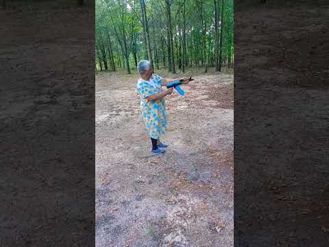 grandma the real OG 😎😈 #shortvideos #fyp #shooting #vska draco #ak_47 #guns