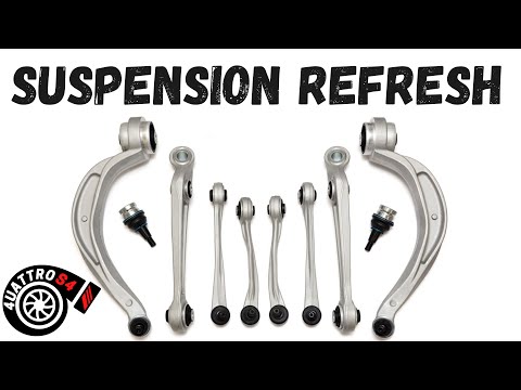 Audi B5 S4 Upper and Lower Control Arm Install