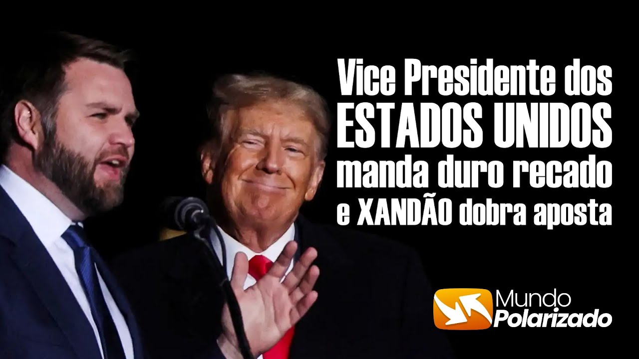 Vice Presidente dos EUA manda DURO RECADO e Xandão dobra a aposta!