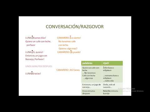 Španjolski jezik- lekcija 2 : Saludos - Pozdraviti