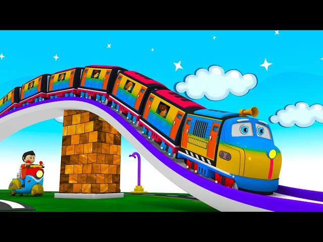 toy factory cartoon train