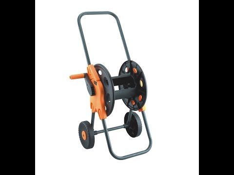 Hose Reel Cart Water Hose Cart with Wheels Heavy Duty Outdoor Hose Cart,  Garden Hose Reel with Rollers, Hand-Push Water Pipe Storage Holder, Lawn