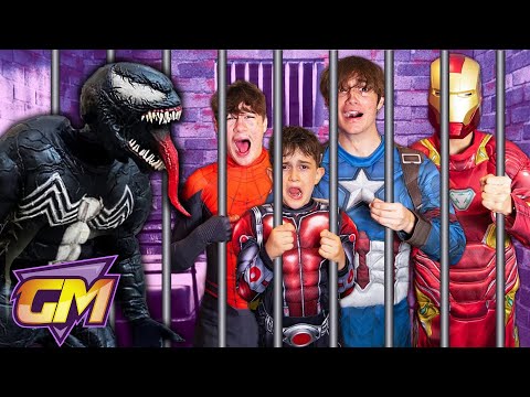 Avengers Prison Break!! Can They Escape Venom & Carnage?
