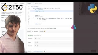 YouTube video 'Leetcode 2150. Find All Lonely Numbers in the Array'