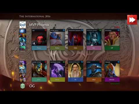 MVP Phoenix vs OG [Game 3] The International 2016 Dota Highlights