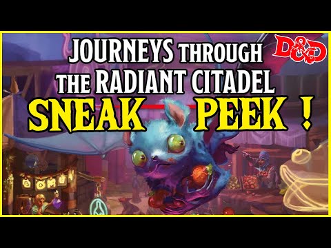 Sneak Peek Journeys Through the Radiant Citadel for Dungeons and Dragons RPG
