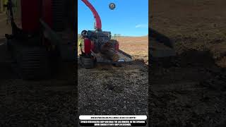 Wood Chipper Eats A Whole Tree Log In Seconds