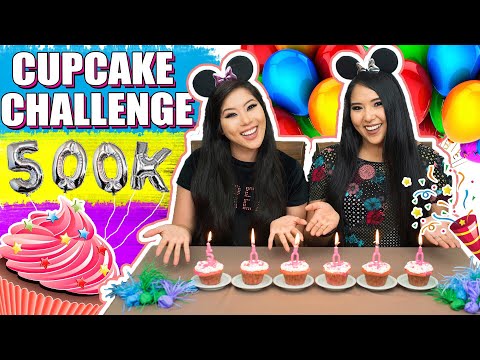 CUPCAKE CHALLENGE! (um milagre aconteceu neste vídeo! ) | Blog das irmãs Video