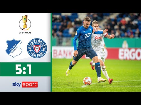 TSG Hoffenheim - Holstein Kiel | Highlights - DFB-Pokal 2021/22 | 2. Runde