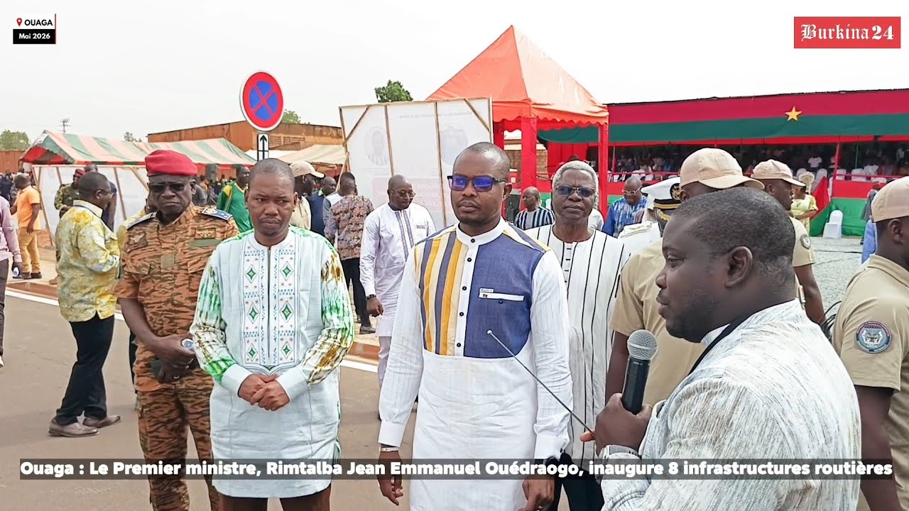 Construction de la Patrie (Burkina) : Le Premier ministre inaugure de nouvelles voiries