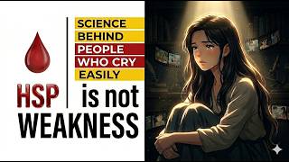 Crying Easily is NOT a Weakness The Science of HSP 🩸 #psychology #trending