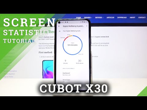 CUBOT X30 and Display Settings – Check Total Screen Time