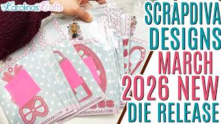 ALL NEW Scrap Diva Designs Release MARCH 2026, NEW St Patricks Day Dies, Easter Dies & Spring Dies