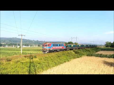 RO-GFR Szénvonatok Babeni és Alunu között / Coal trains between Babeni and Alunu