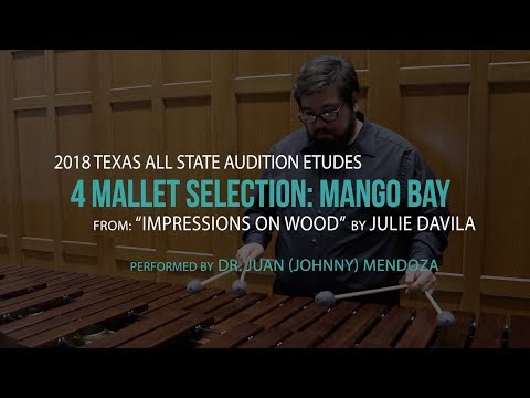 TMEA 2018 Percussion All-State Music: 4-Mallet Etude