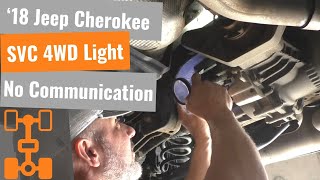 '18 Jeep Cherokee - Service 4wd Light On - Not Looking Good