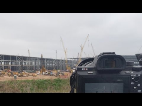 Frozen At The Tesla Gigafactory GigaTexas- Dedication Is Key