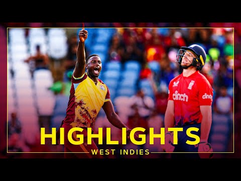 9 To Win off 6 Balls | Highlights | West Indies v England | 5th T20I