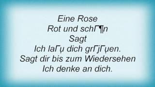 Roy Black - Eine Rose Schenk Ich Dir Lyrics