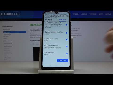 How to Clear Browsing Data in HUAWEI Honor 8A — Find Browsing History Options