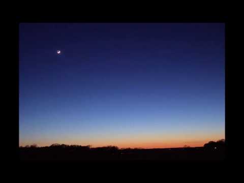 Venus, Merkur und Mond am 18.03.2018