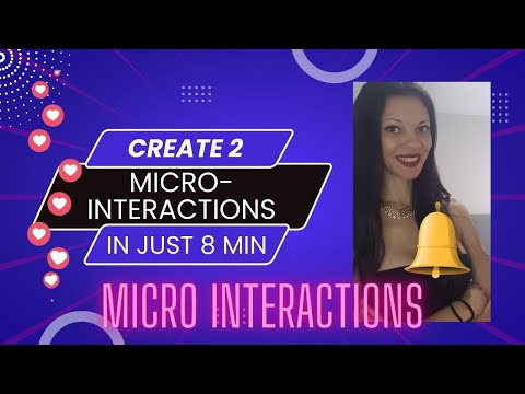 How to create animated MICRO-INTERACTIONS in Figma. TUTORIAL