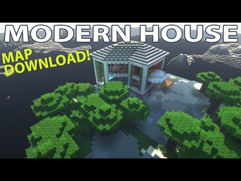 EPIC MODERN HOUSE MAP IN MINECRAFT! DOWNLOAD NOW!