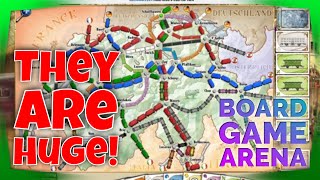 Ticket to Ride Switzerland - We Got Some Big Tickets!