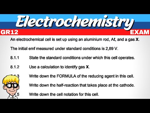 Exam Electrochemistry Grade 12