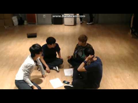131001 SEVENTEEN TV SS4 - Wonwoo Seokmin Soonyoung Junghan practice singing 2