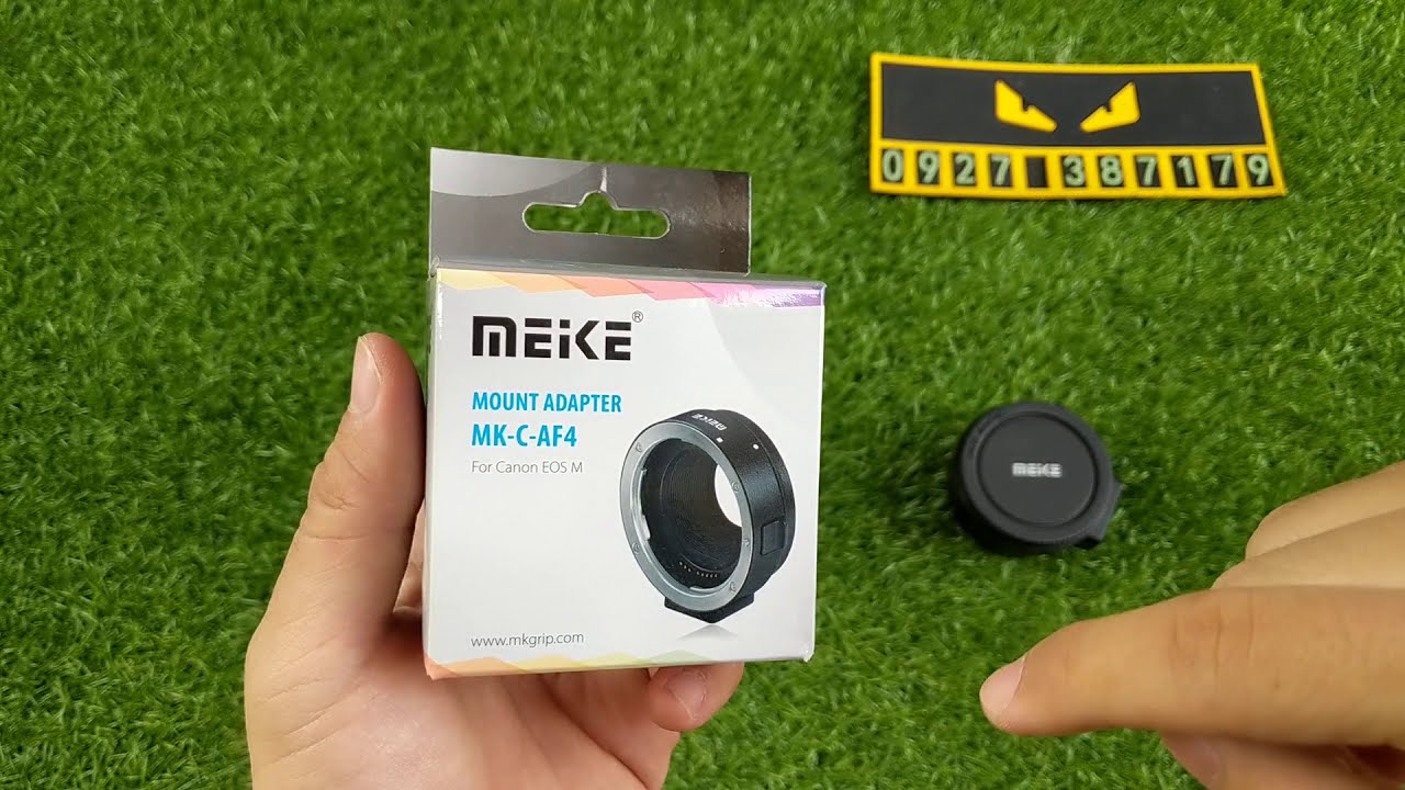 Video Ngàm Chuyển Meike MK-C-AF4 EF-EOS M - Adapter AF cho Canon M dùng lens Canon EF