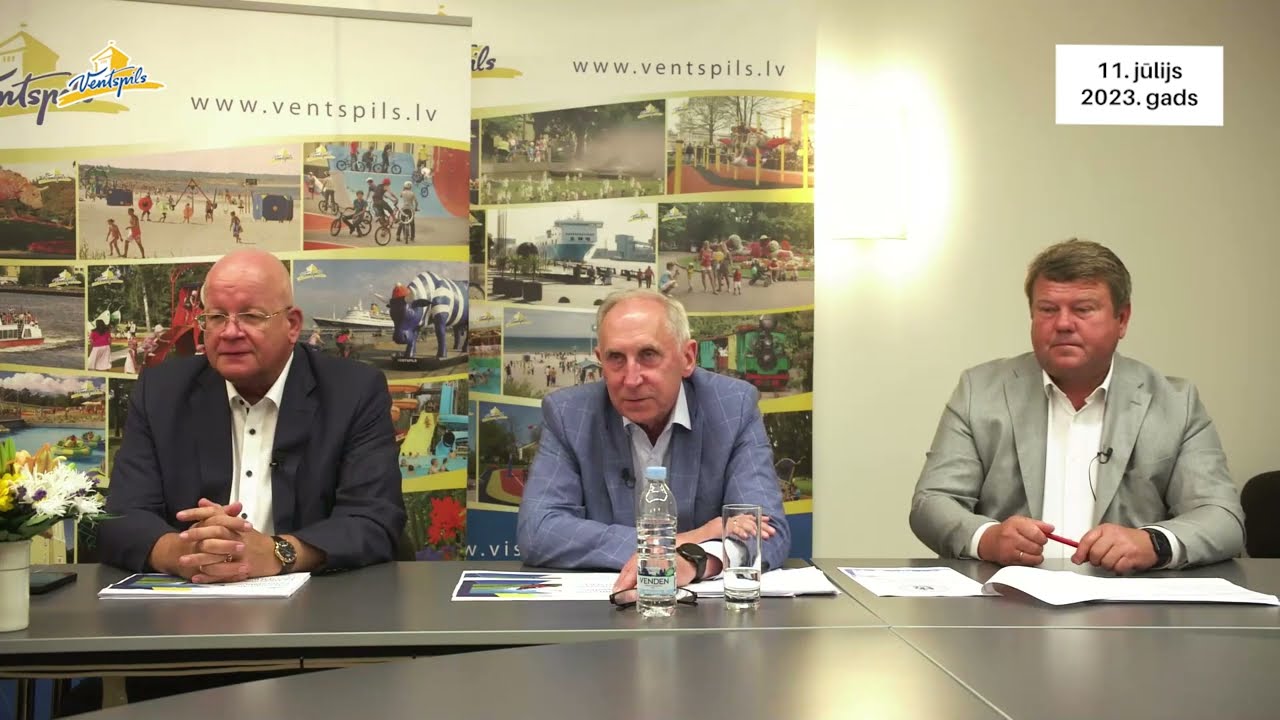 VIDEO: Ventspils valstspilsētas pašvaldības domes vadība par Brīvostas kravu apgrozījumu – 11.07.2023.