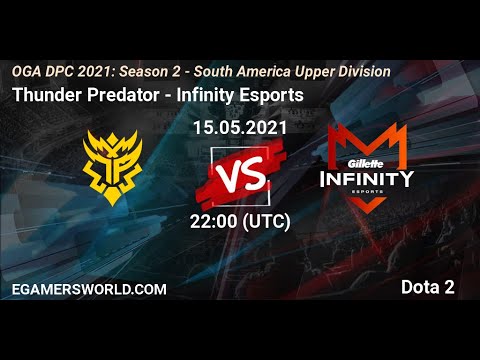 Thunder Predator vs Infinity Esports Partida decisiva OGA DPC Sudamérica Cast en Español Mr.Choco